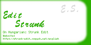 edit strunk business card